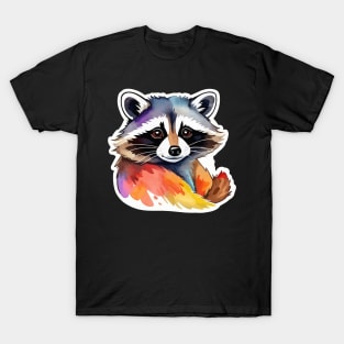 Raccoon Watercolor T-Shirt